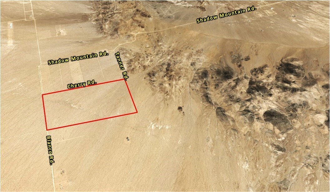 Blanco Rd Near Shadow Mountain Rd, Adelanto, CA for sale Aerial- Image 1 of 4