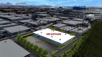 480 Gotham Pky, Carlstadt, NJ - Aérien Vue de la carte