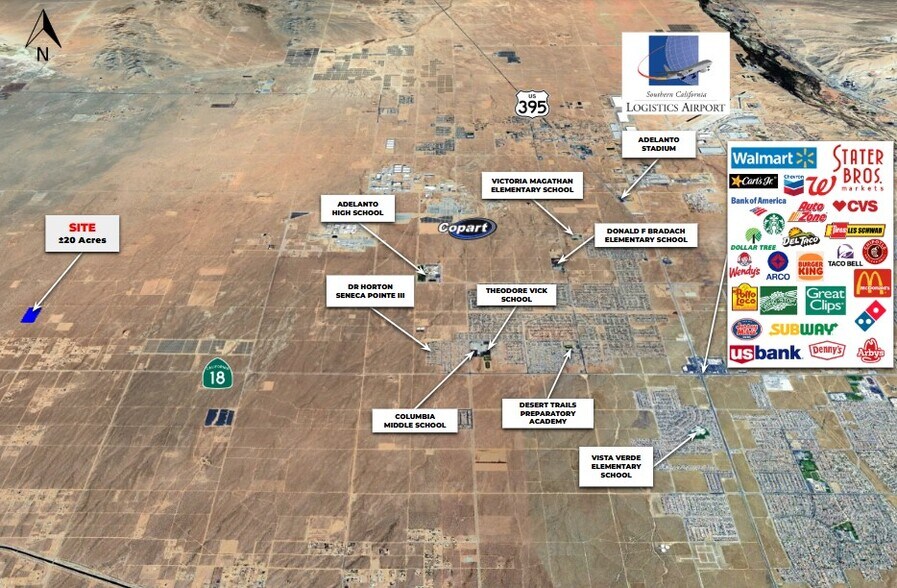 0 Lessing Rd, Phelan, CA à vendre - Photo principale - Image 1 de 2