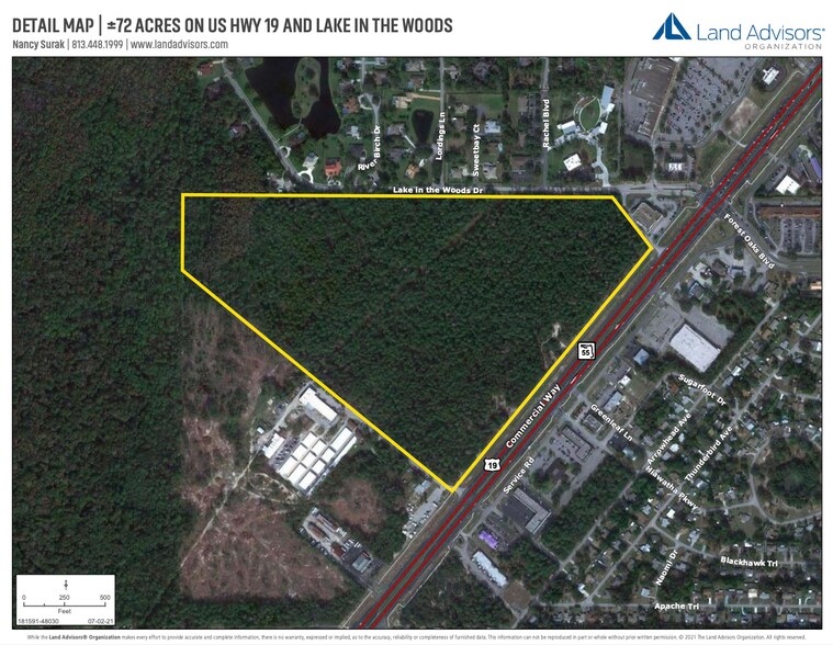 Commercial Way, Spring Hill, FL à vendre - Aérien - Image 2 de 2