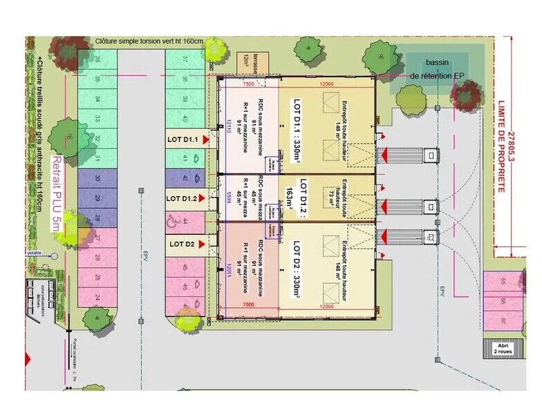 Local d'activités dans Villefranche-sur-Saône à vendre - Plan de site - Image 1 de 3