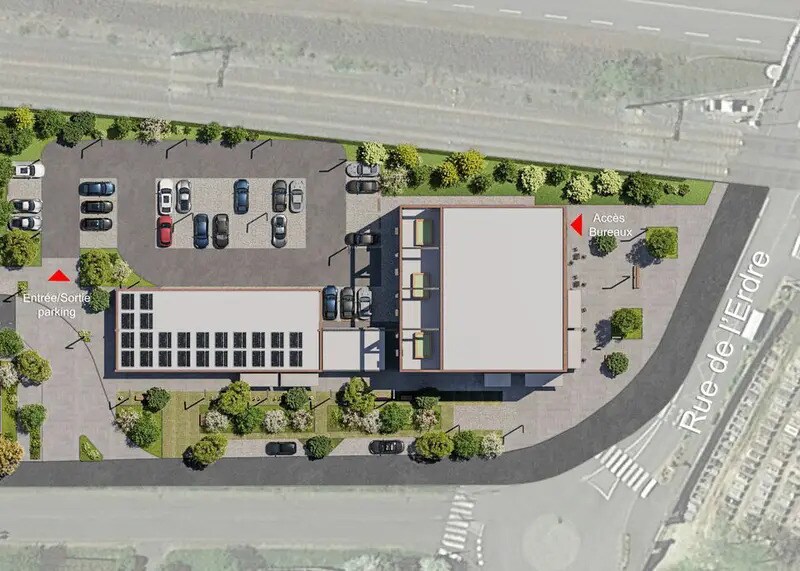 Bureau dans La Chapelle-sur-Erdre à vendre - Plan de site - Image 2 de 5