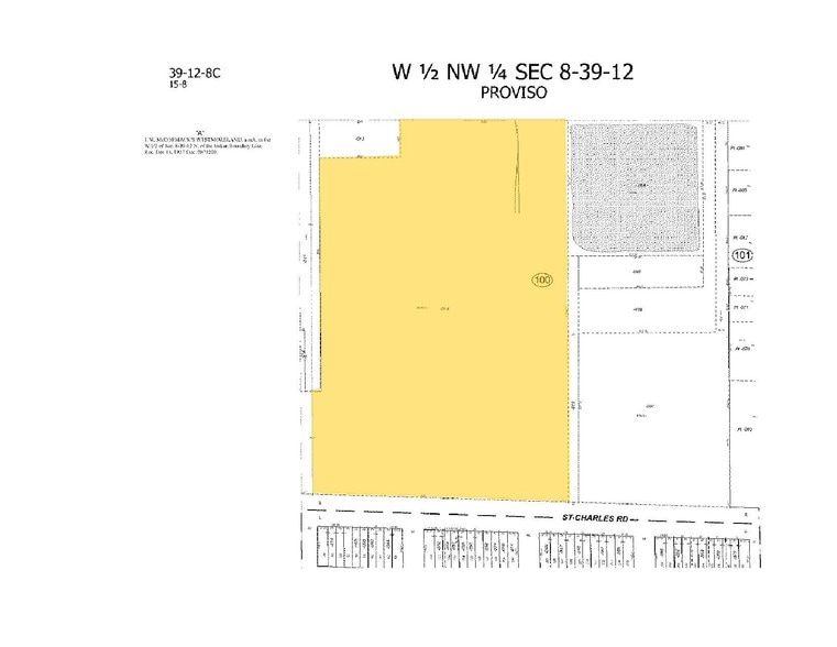 5300 Saint Charles Rd, Berkeley, IL à louer - Plan cadastral - Image 2 de 3