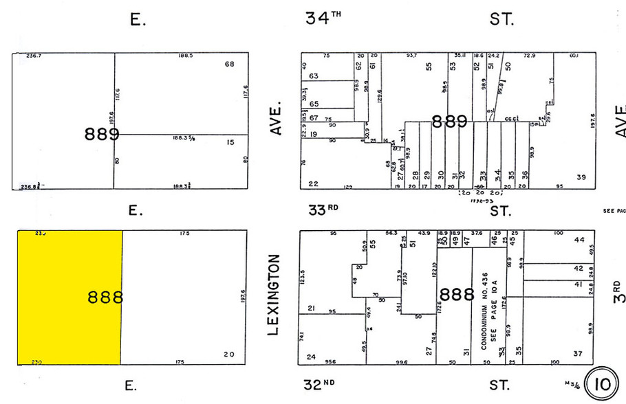 215 Lexington Ave, New York, NY à vendre - Plan cadastral - Image 1 de 1