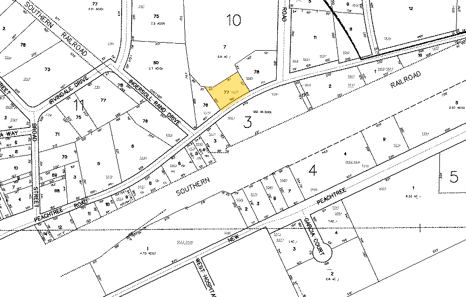 5576 Peachtree Rd, Atlanta, GA à vendre Plan cadastral- Image 1 de 1