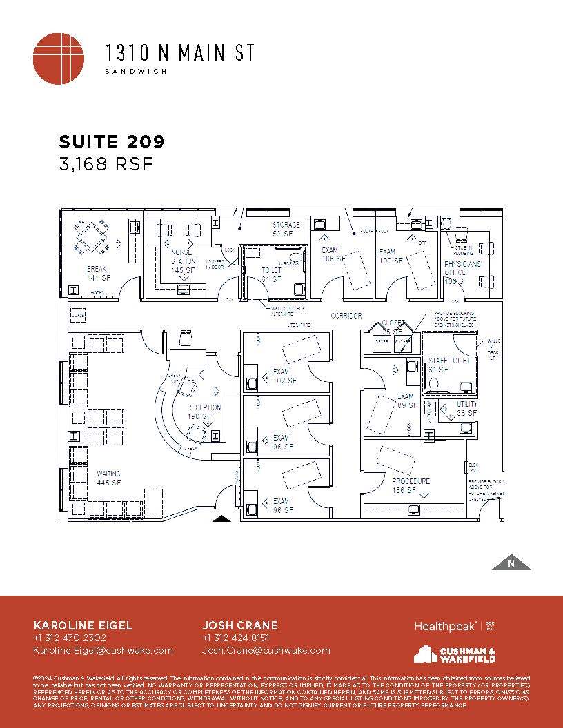 1310 Main St, Sandwich, IL for lease Floor Plan- Image 1 of 1