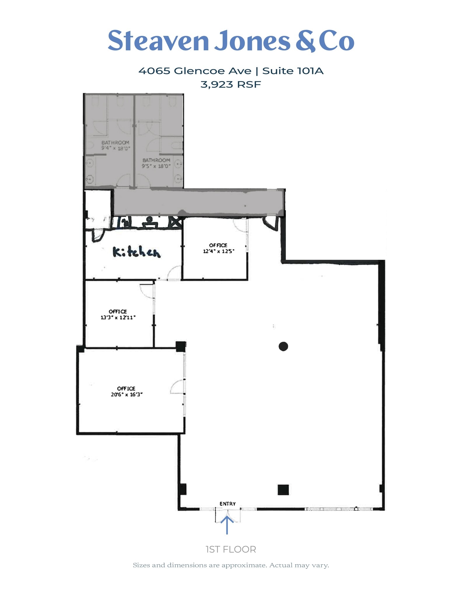 4061-4065 Glencoe Ave, Marina del Rey, CA à louer Plan de site- Image 1 de 9