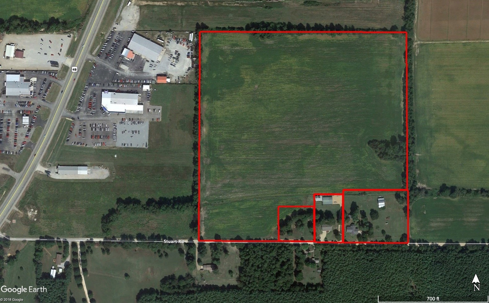 Greene County 921 Rd, Paragould, AR for sale Aerial- Image 1 of 2