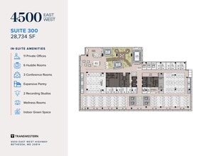 4500 East West Hwy, Bethesda, MD à louer Plan d’étage- Image 2 de 2