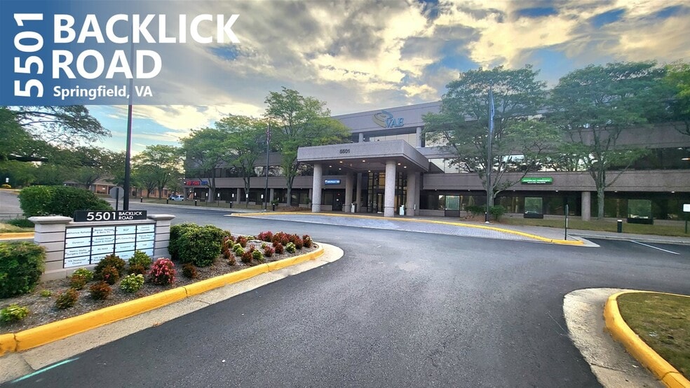 5501 Backlick Rd, Springfield, VA for lease - Primary Photo - Image 1 of 5