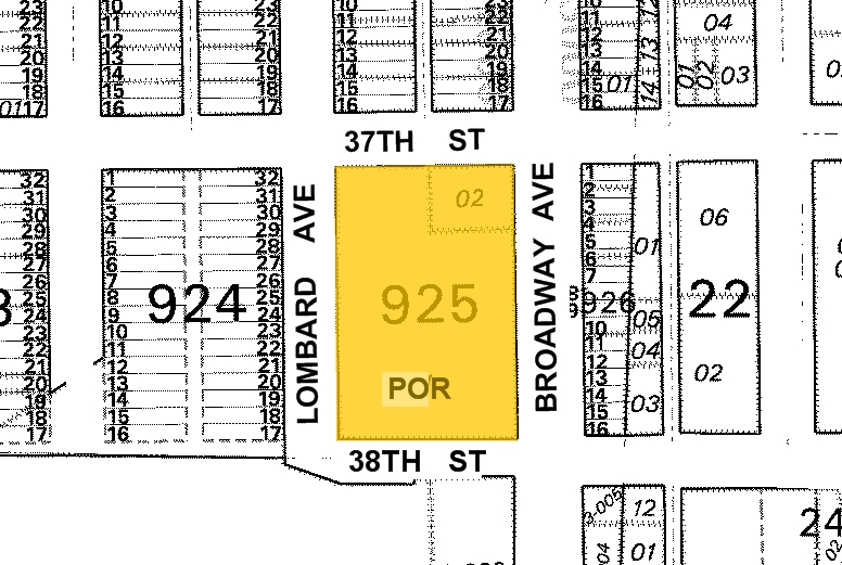 3710-3732 Broadway, Everett, WA for lease - Plat Map - Image 2 of 4