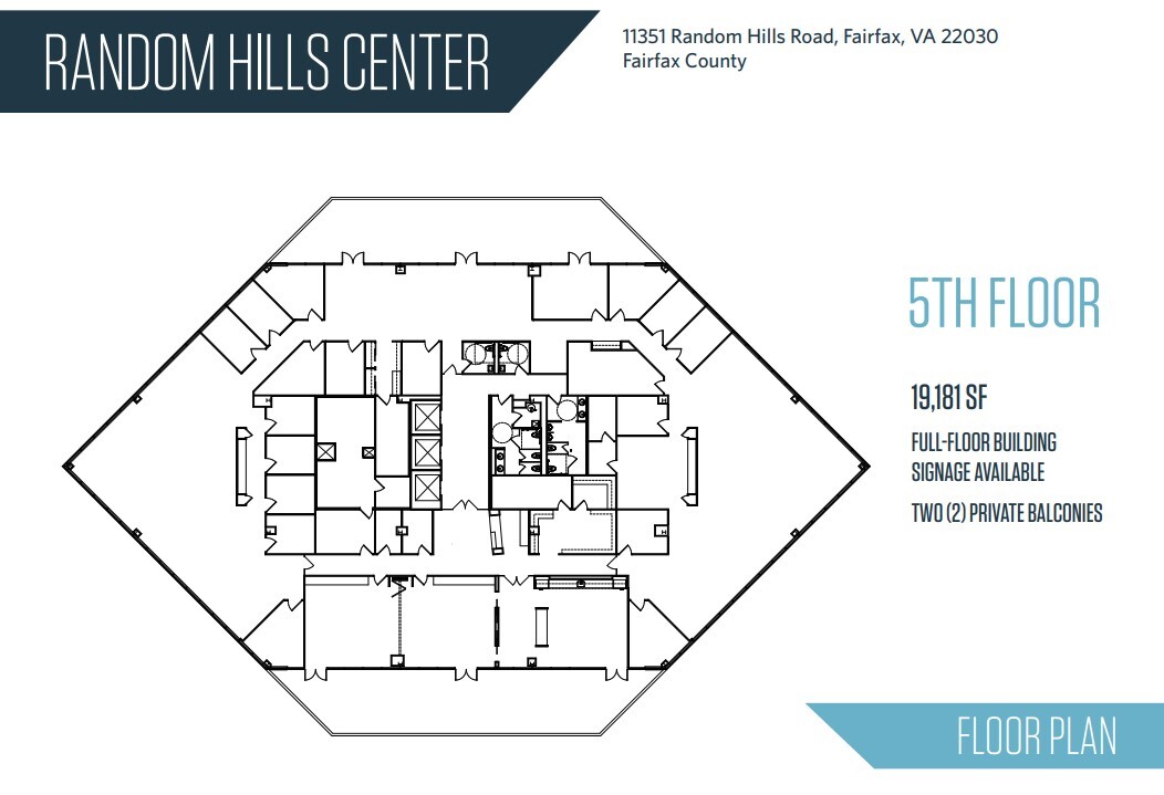 11351 Random Hills Rd, Fairfax, VA à louer Plan d  tage- Image 1 de 1