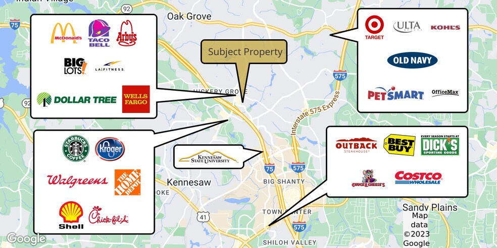 4255 Wade Green Rd, Kennesaw, GA à louer - Photo du bâtiment - Image 3 de 4