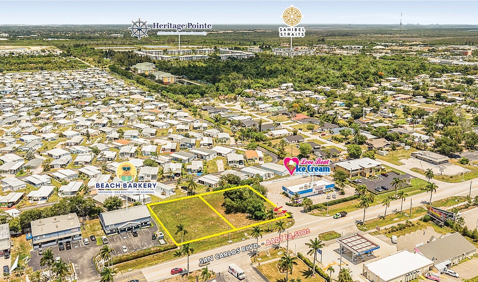 16415/16445 San Carlos Blvd, Fort Myers, FL for sale - Aerial - Image 2 of 5