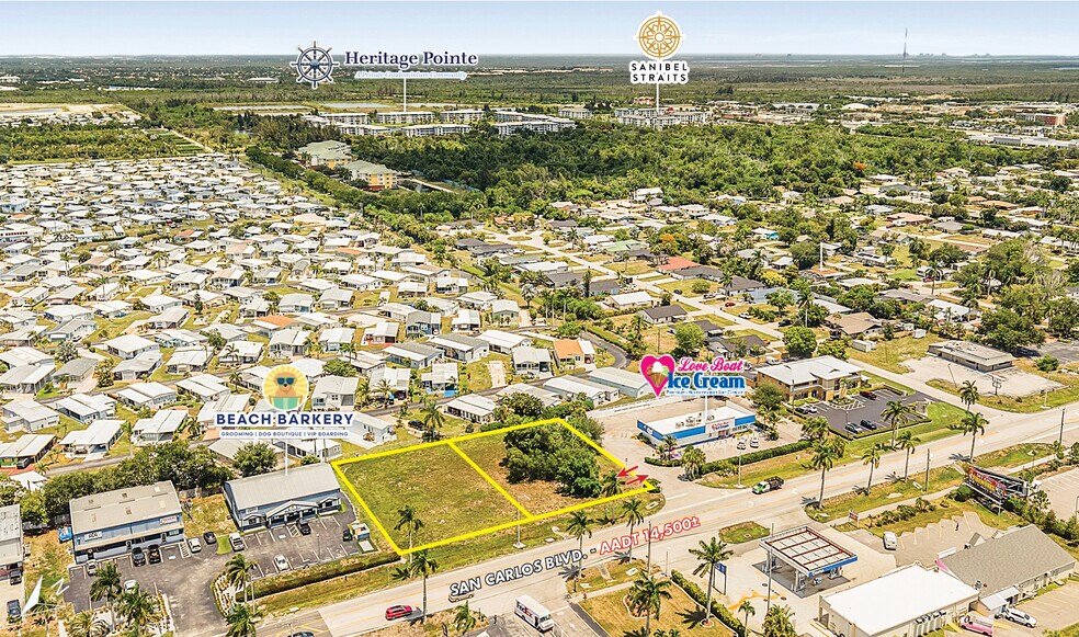 16415/16445 San Carlos Blvd, Fort Myers, FL à vendre - Aérien - Image 2 de 5