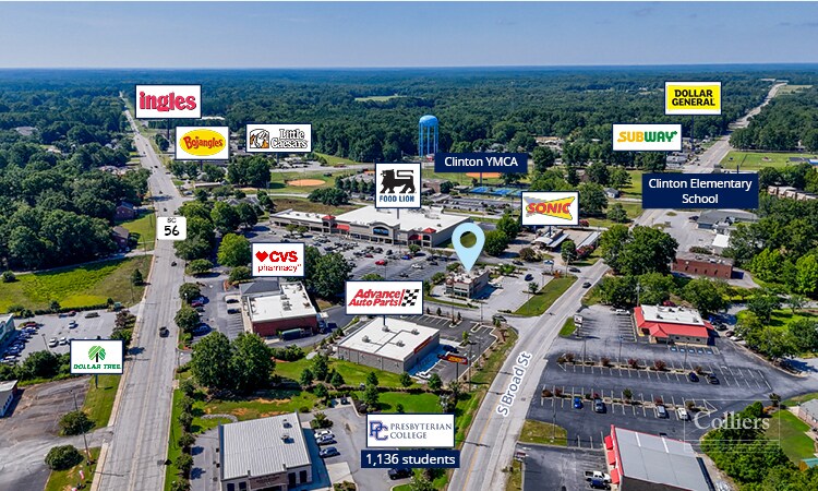 911 S Broad St, Clinton, SC à vendre - Photo du bâtiment - Image 2 de 11