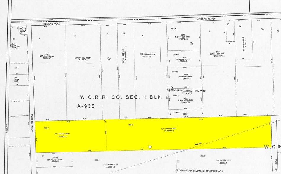 2928 Greens Rd, Houston, TX à louer - Plan cadastral - Image 2 de 5