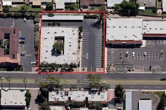 4643 E Thomas Rd, Phoenix, AZ - AERIAL  map view