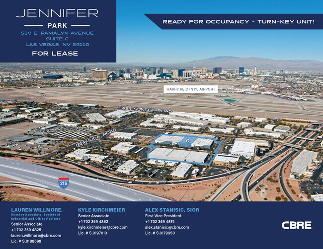Plus de détails pour 530 E Pamalyn Ave, Las Vegas, NV - Industriel à louer