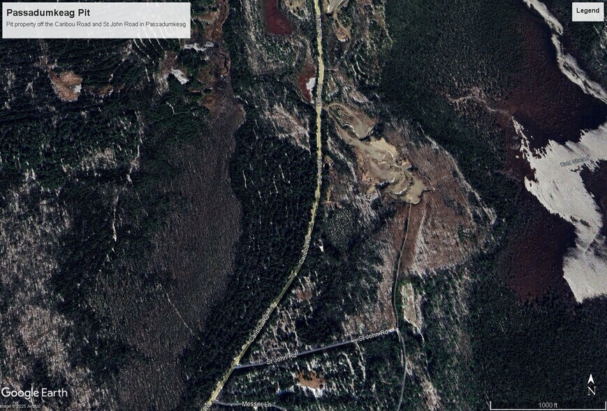 Lot 1&2 NE Caribou Rd, Passadumkeag, ME à vendre - Aérien - Image 1 de 6