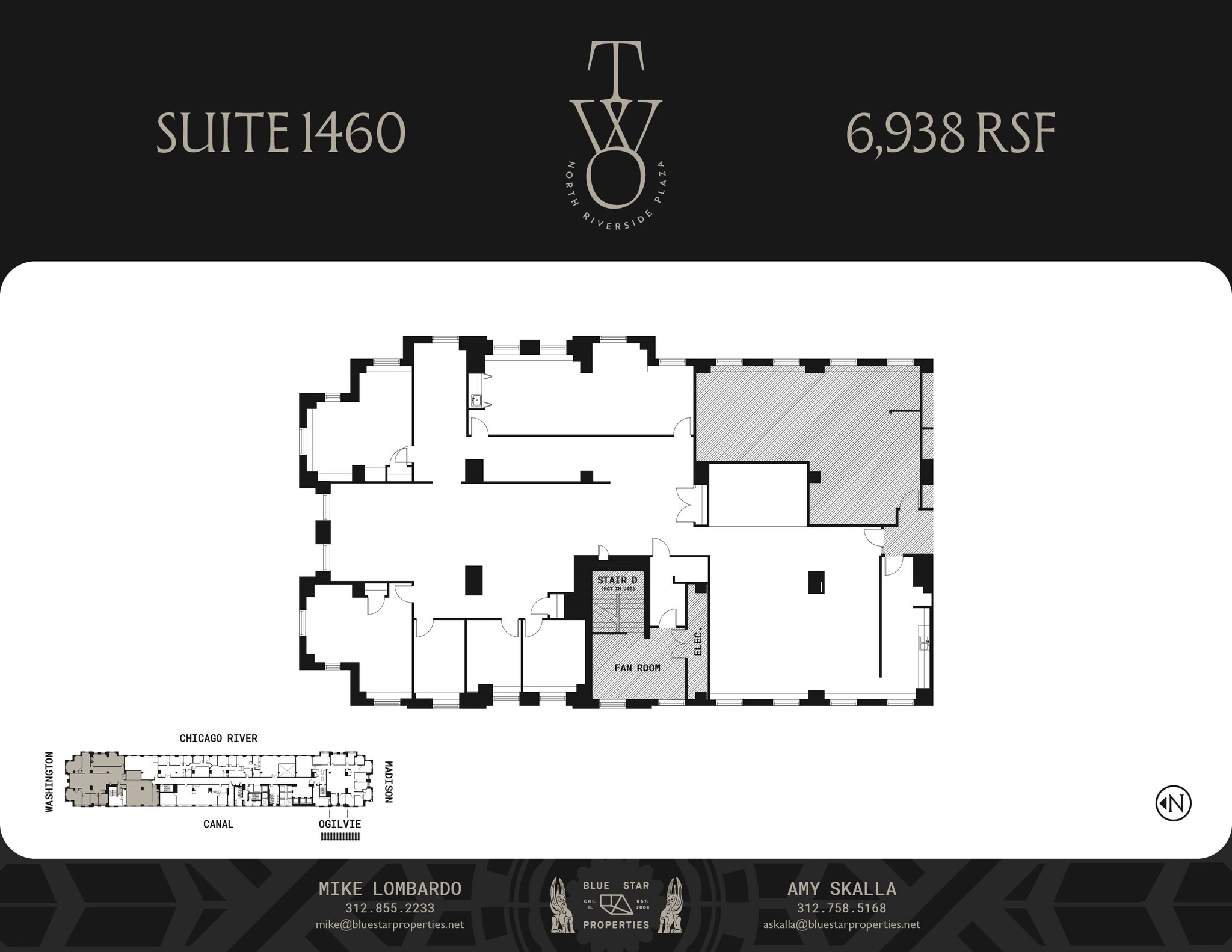 2 N Riverside Plz, Chicago, IL for lease Floor Plan- Image 1 of 1