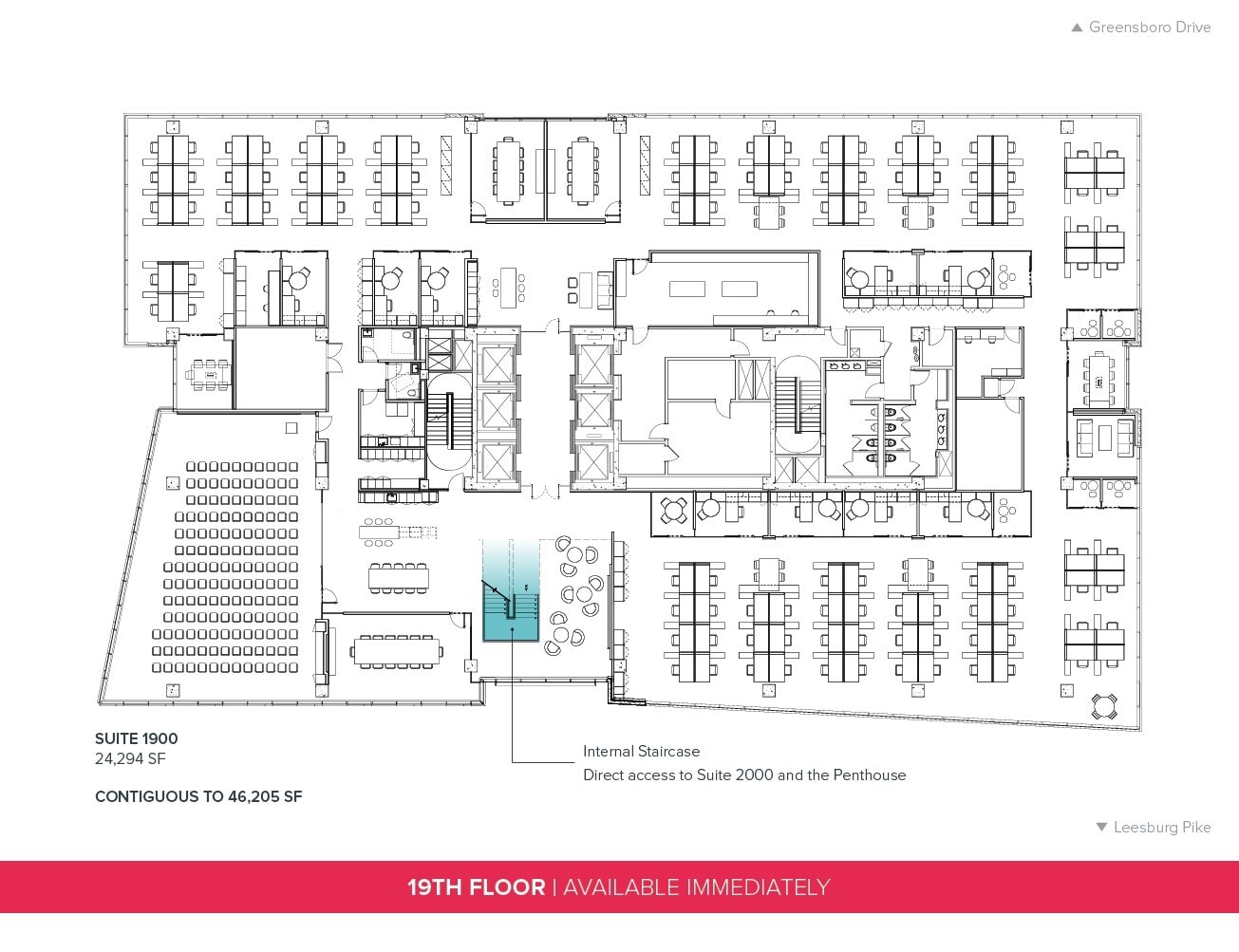 8350 Broad St, McLean, VA à louer Plan d’étage- Image 1 de 15
