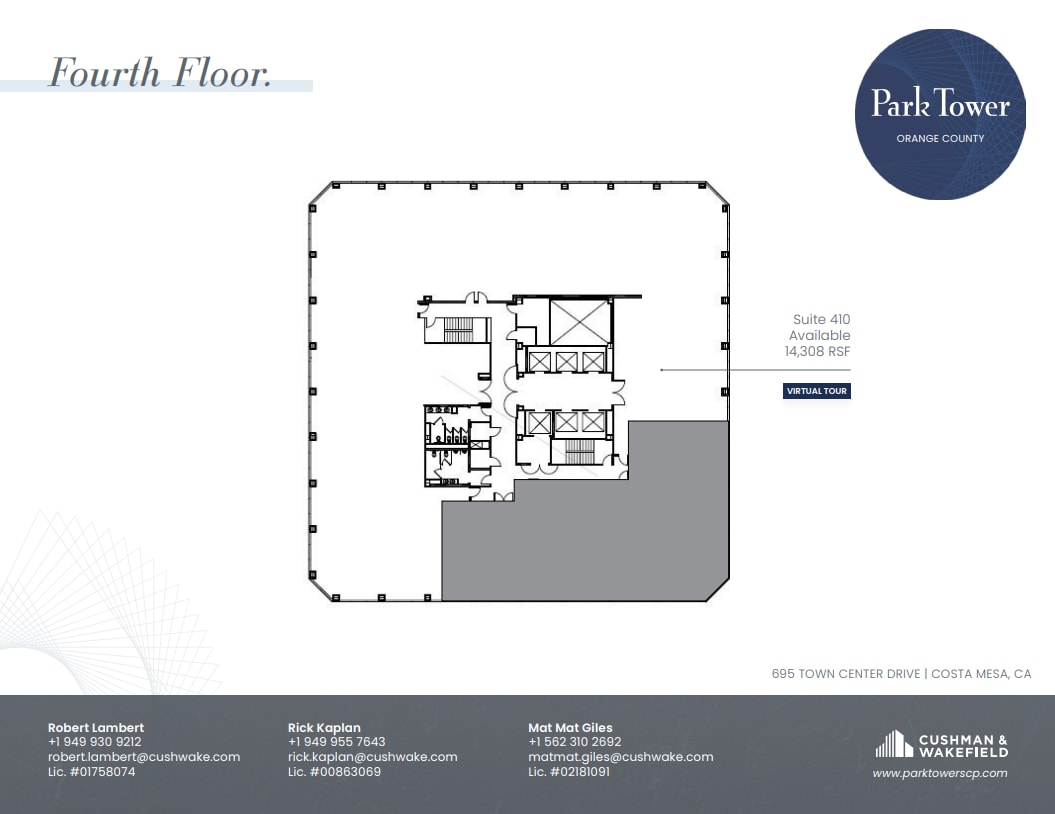 650 Town Center Dr, Costa Mesa, CA for lease Floor Plan- Image 1 of 1