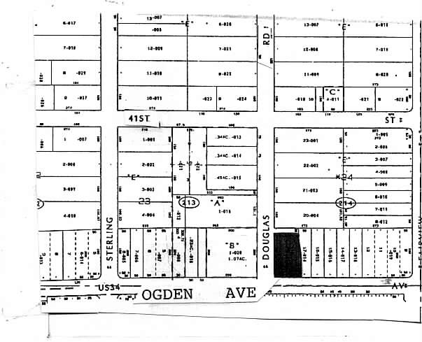 440 Ogden Ave, Downers Grove, IL à louer - Plan cadastral - Image 3 de 5