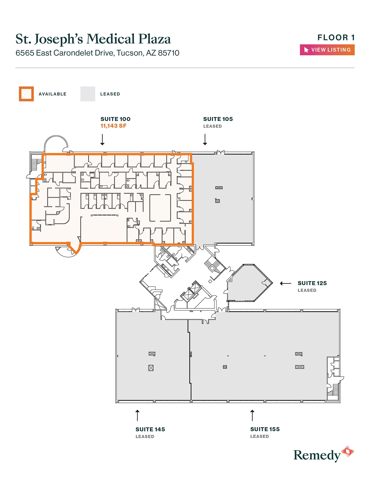 6565 E Carondelet Dr, Tucson, AZ for lease Floor Plan- Image 1 of 1