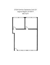 27324 Camino Capistrano, Laguna Niguel, CA à louer Plan d’étage- Image 1 de 1