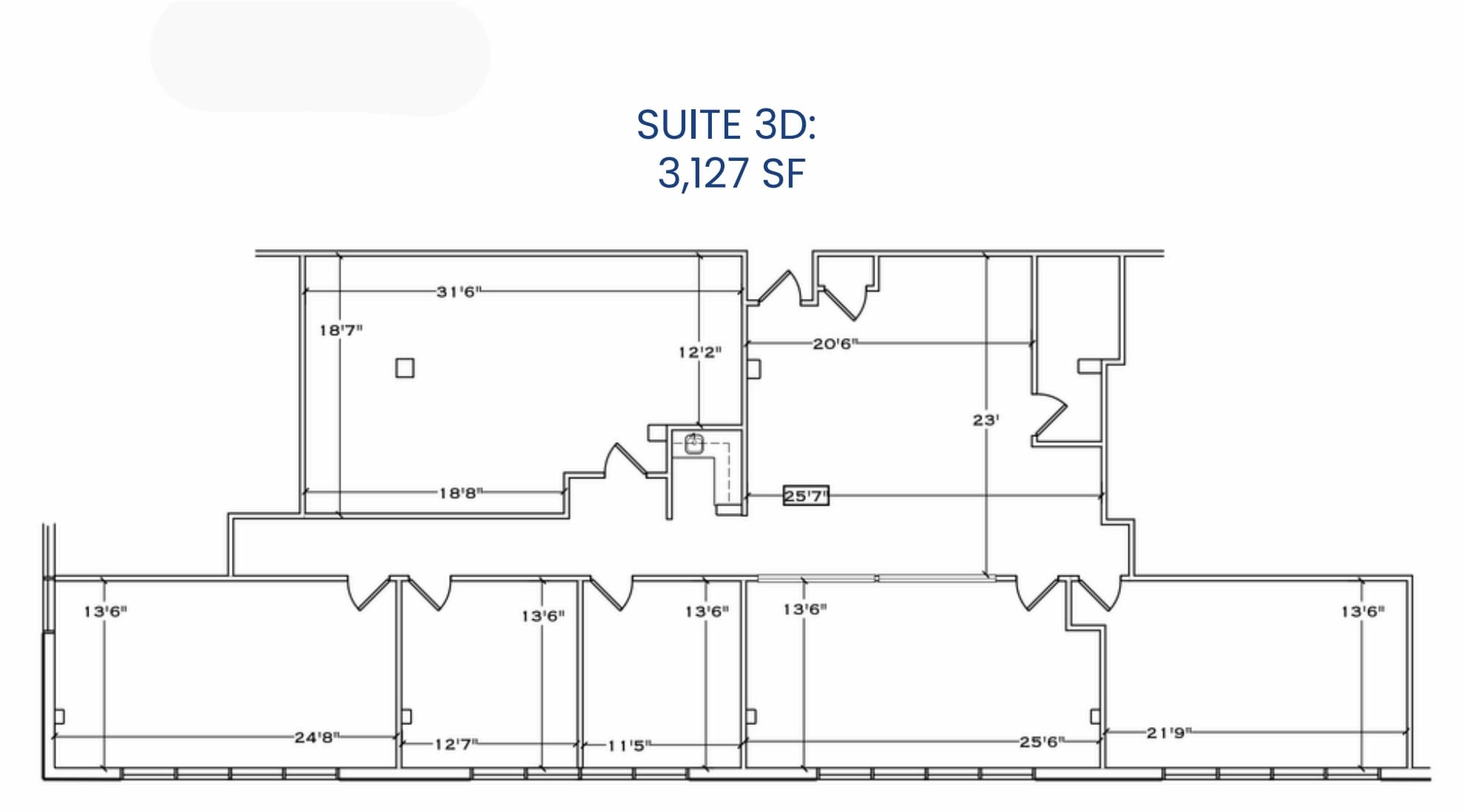 515 Grove St, Haddon Heights, NJ à louer Plan d’étage- Image 1 de 1