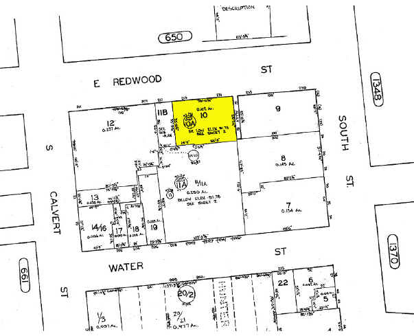 225-231 E Redwood St, Baltimore, MD for lease - Plat Map - Image 2 of 35