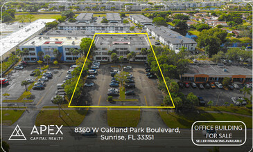 8360 W Oakland Park Blvd, Sunrise, FL - aerial  map view - Image1