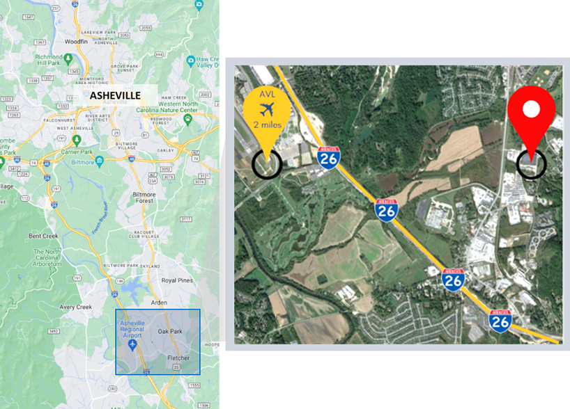 4600 Hendersonville Rd, Fletcher, NC à louer - Photo du bâtiment - Image 3 de 3