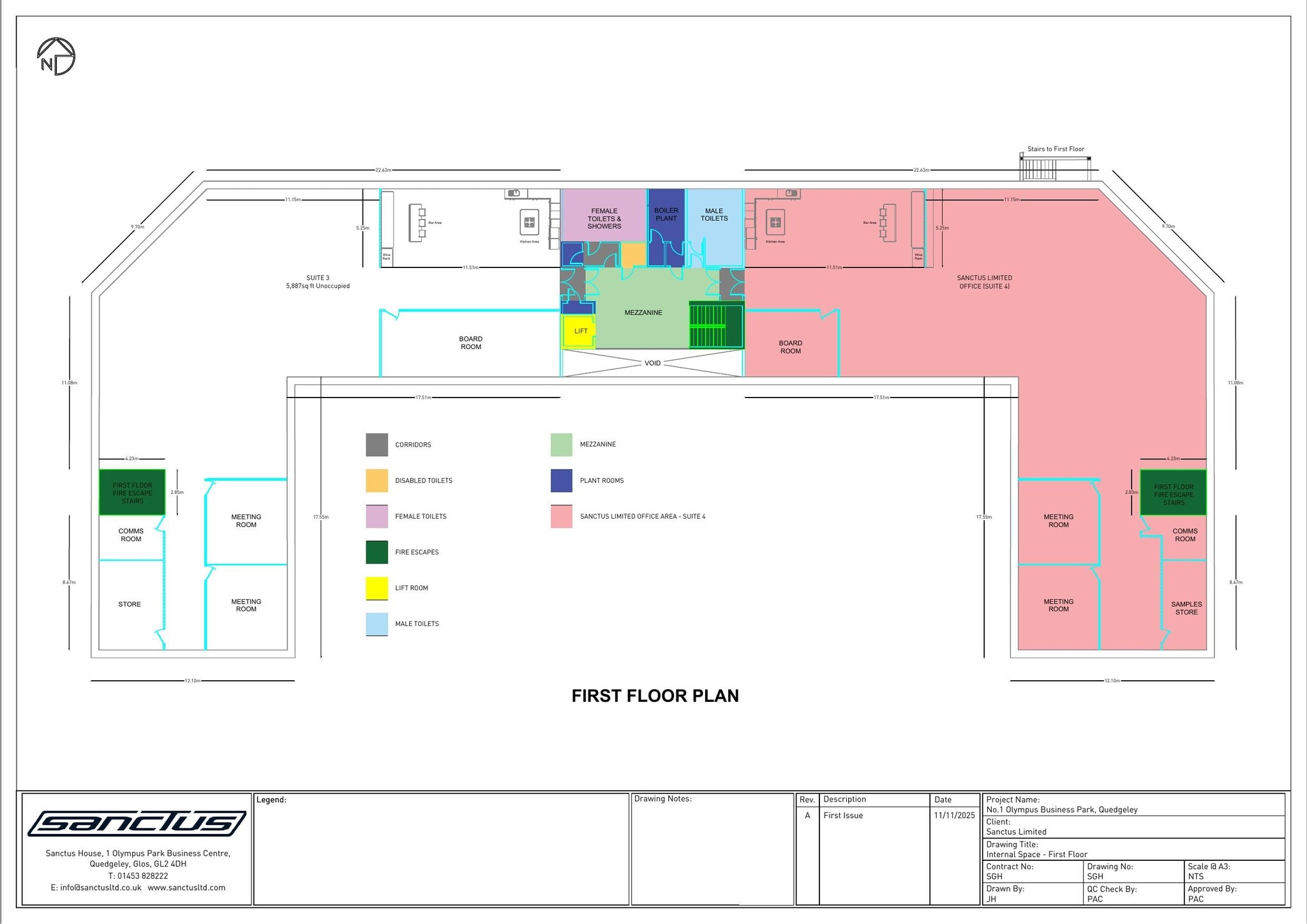 Olympus Park, Quedgeley for lease Floor Plan- Image 1 of 2