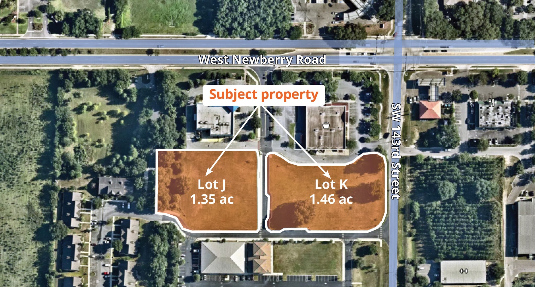 120 SW 143rd St & 14403 W. Newberry Road, Newberry, FL for sale Primary Photo- Image 1 of 4