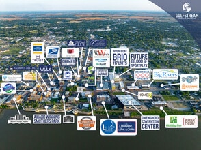 304 Frederica St, Owensboro, KY - Aerial map view