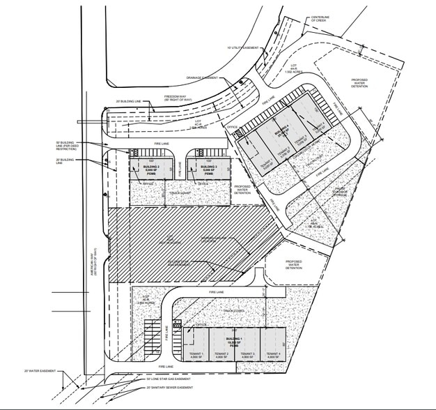 1525-1676 American Way and Freedom Way, Cedar Hill, TX à vendre - Plan de site - Image 2 de 3