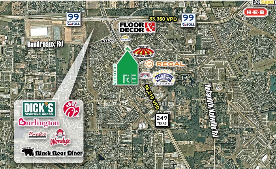 24914 SH 249, Tomball, TX for lease - Building Photo - Image 2 of 3