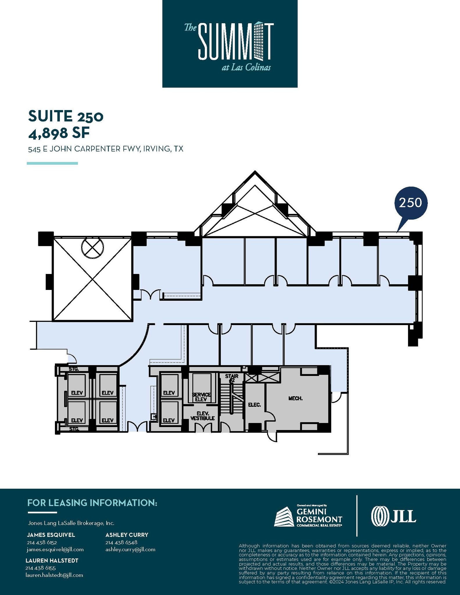 545 E John Carpenter Fwy, Irving, TX à louer Plan d’étage- Image 1 de 1