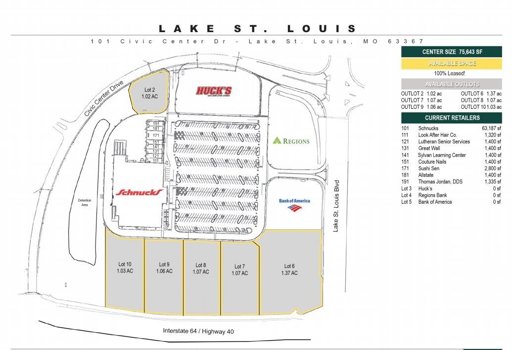 101 Civic Center Dr, Lake Saint Louis, MO à vendre Photo du bâtiment- Image 1 de 2