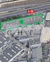 La Courneuve - Aerial map view