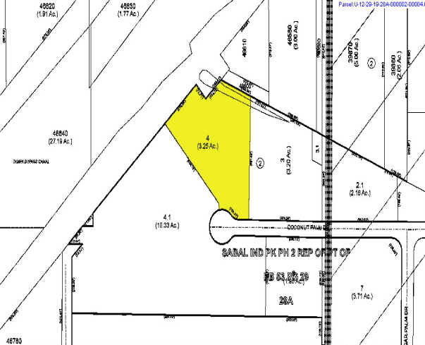 3812 Coconut Palm Dr, Tampa, FL à louer - Plan cadastral - Image 2 de 9