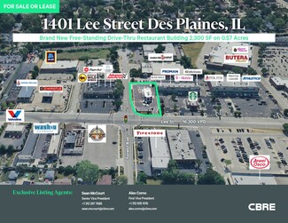 Plus de détails pour 1401 Lee St, Des Plaines, IL - Local commercial à louer