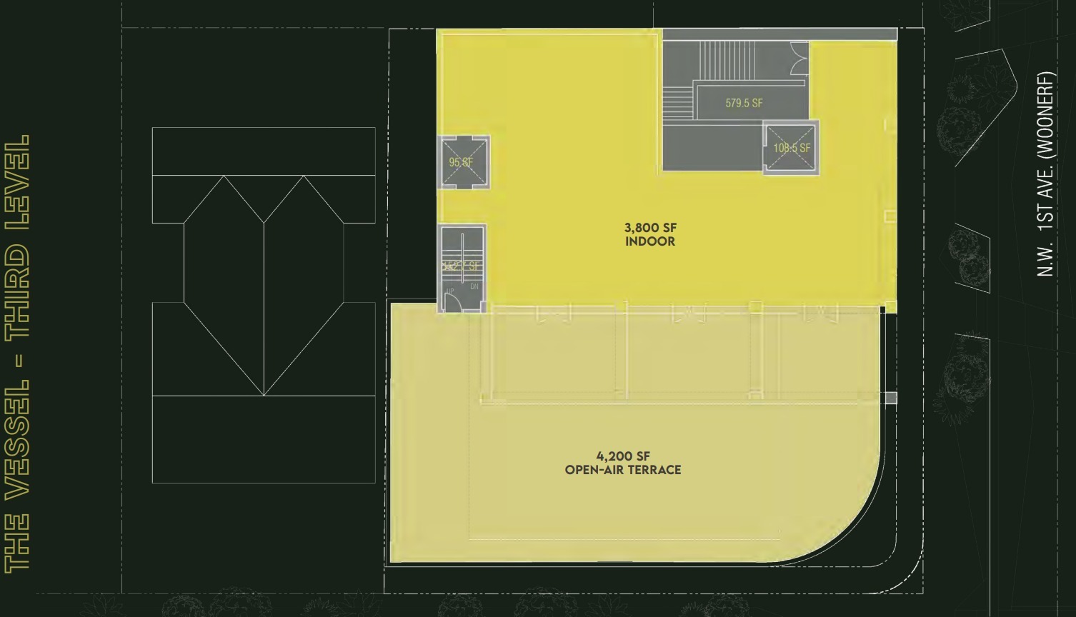 101-111 NW 26th St, Miami, FL à louer Plan d  tage- Image 1 de 1