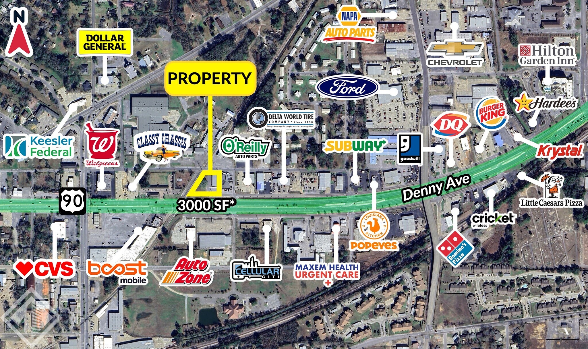 1809 Denny Ave, Pascagoula, MS for lease Building Photo- Image 1 of 6