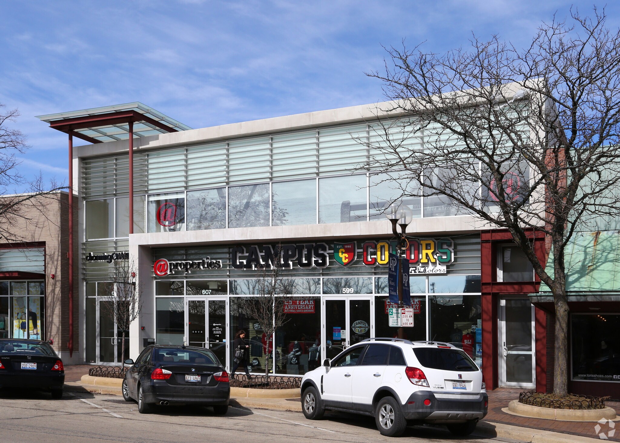 599-607 Central Ave, Highland Park, IL à louer Photo du bâtiment- Image 1 de 5