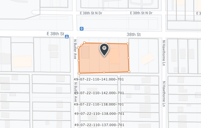 5285 E 38th St, Indianapolis, IN à louer - Plan cadastral - Image 3 de 3