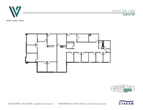 2850 Lake Vista Dr, Lewisville, TX à louer Plan d’étage- Image 2 de 2