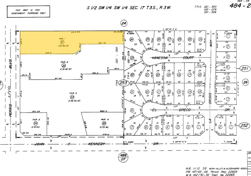 14910 Perris Blvd, Moreno Valley, CA à louer - Plan cadastral - Image 2 de 5